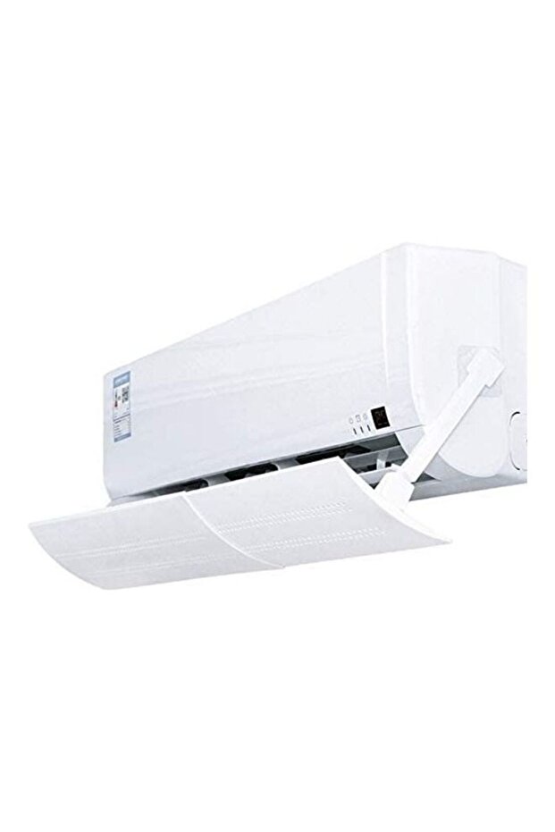XiuWoo Adjustable Air Conditioner Wind Deflector Anti Direct Blowing Baffle J46 White