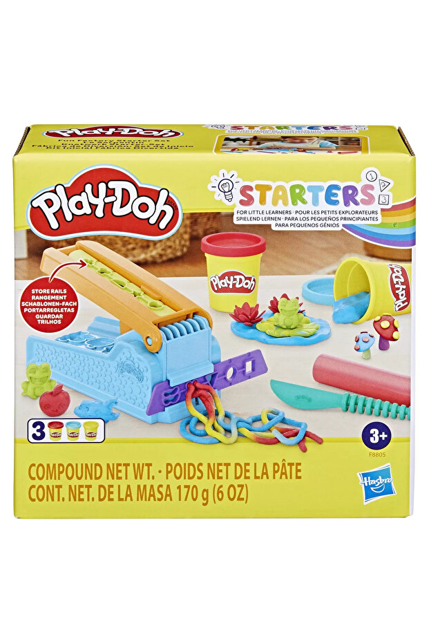 Play Doh Starters Factory Playset, 3 Plasticine Boxes, Multicolor