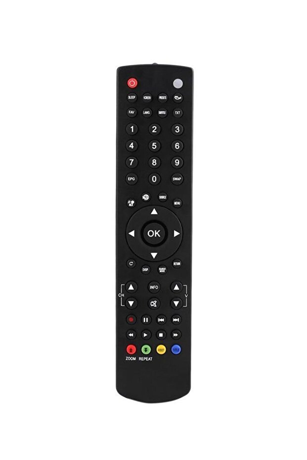 Portable Universal Smart TV Remote Control Replacement For RC1910 - Black
