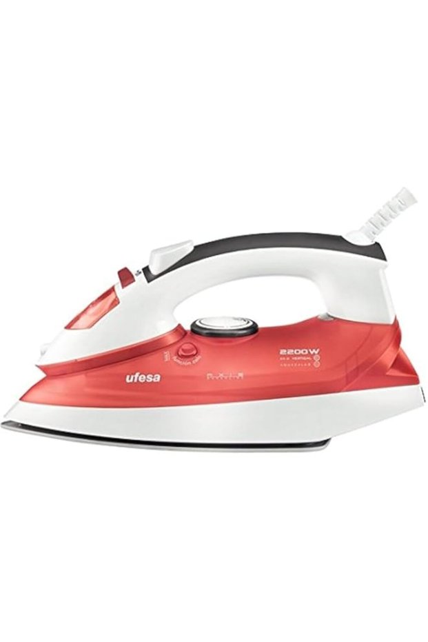 Ufesa PV1515–steam Irons (240 V, 50/60 Hz, 124 x 283 x 138 MM, 1240 g, Red and White