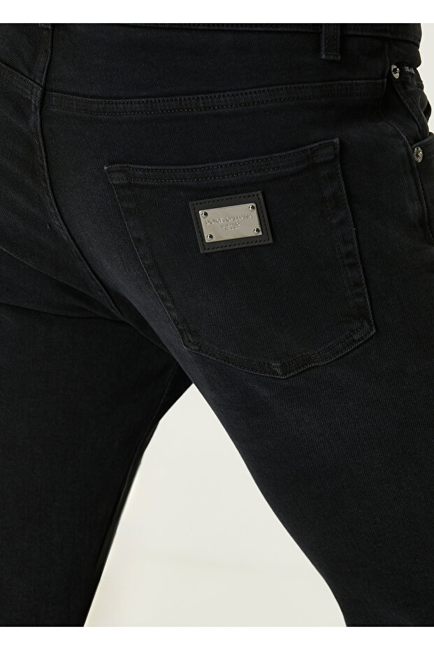 Siyah Jean Pantolon - 4