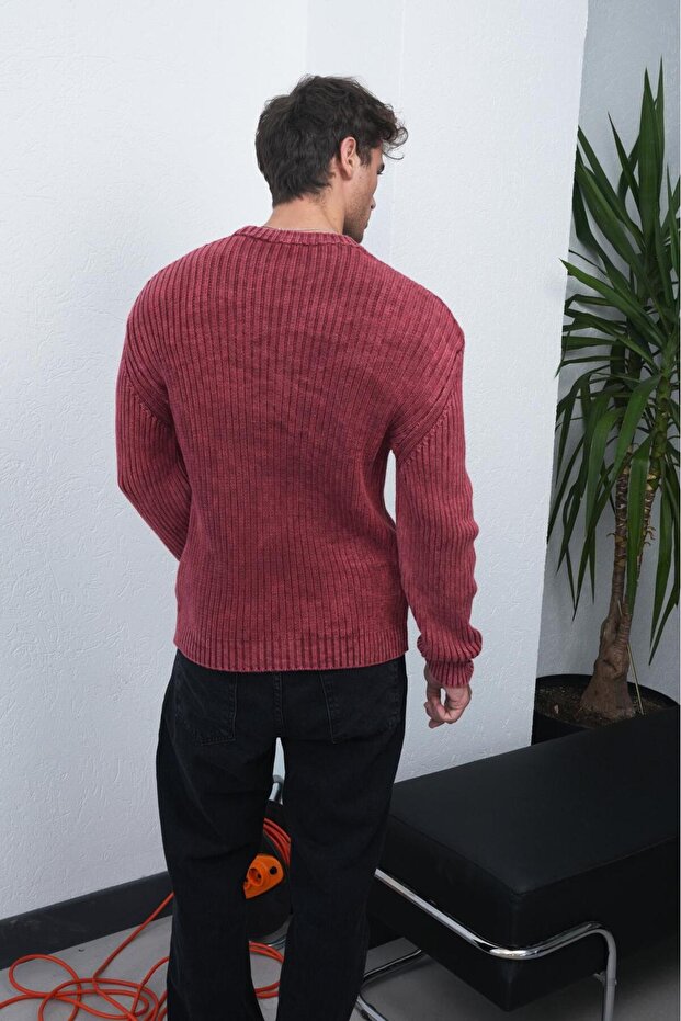 Washed Sweater Sweater - 4