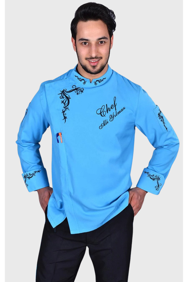 Name Gifted Chef Jacket Chef Coat Cook Uniform Cook Shirt Modern Cook Clothes Cook Uniform