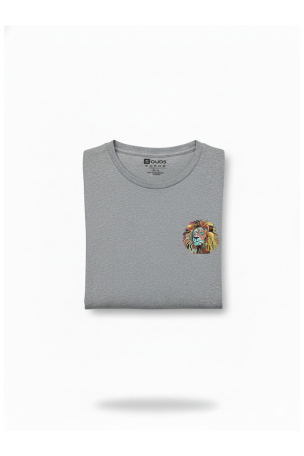 Crew Neck Printed Tshirt - 2