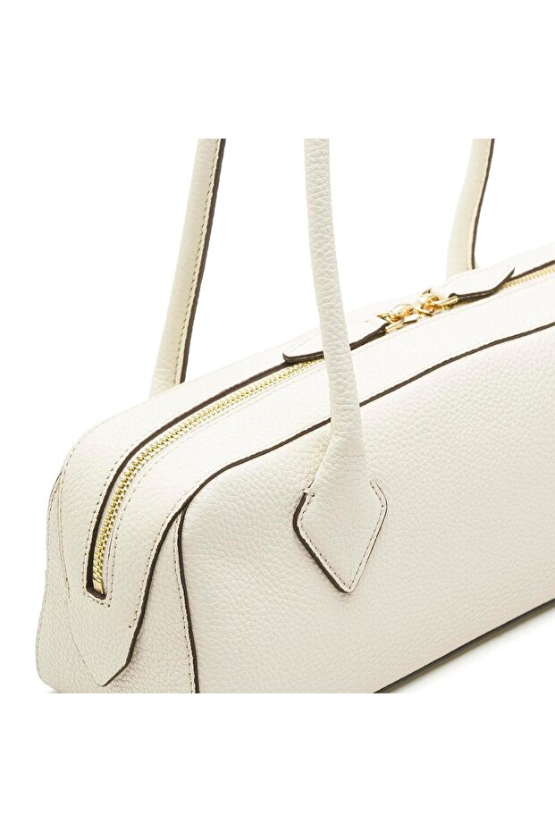 RECTA KREM HAKİKİ DERİ Kadın ÇANTA - 3