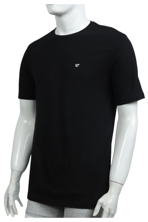 Tricou Bărbat Basic Negru - 1