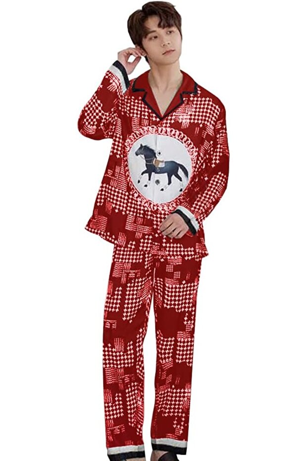 Men Pajamas Set,for Men with Christmas Theme MG13