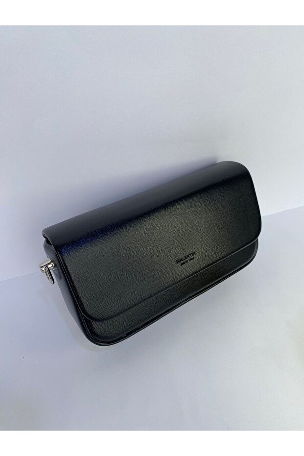 siyah midi çanta - 8