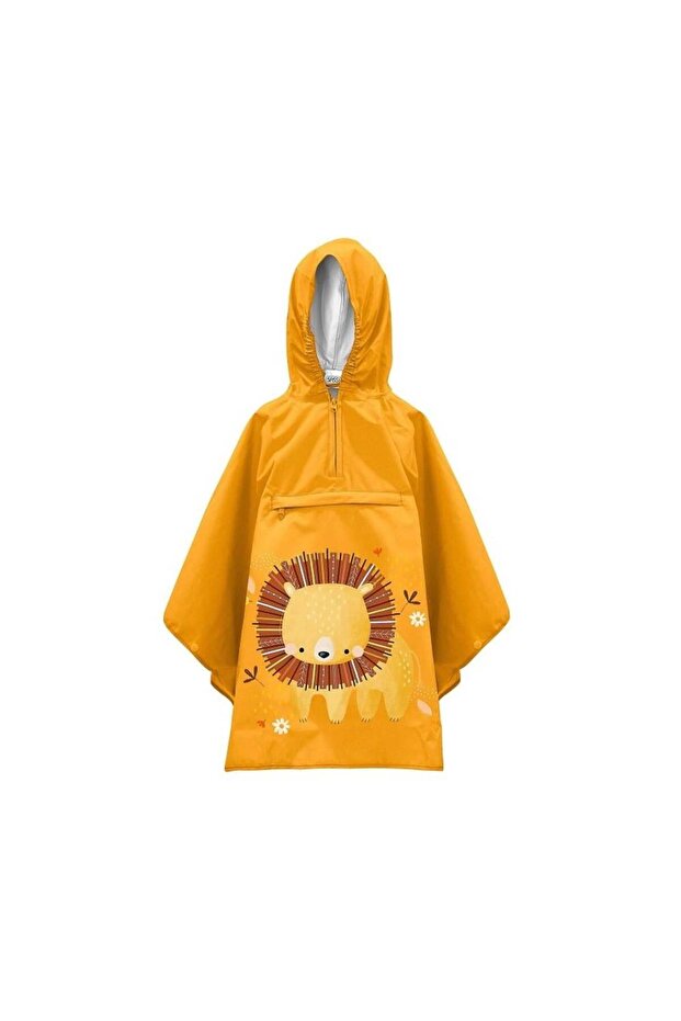 Children's Poncho Raincoat - Brave Lion