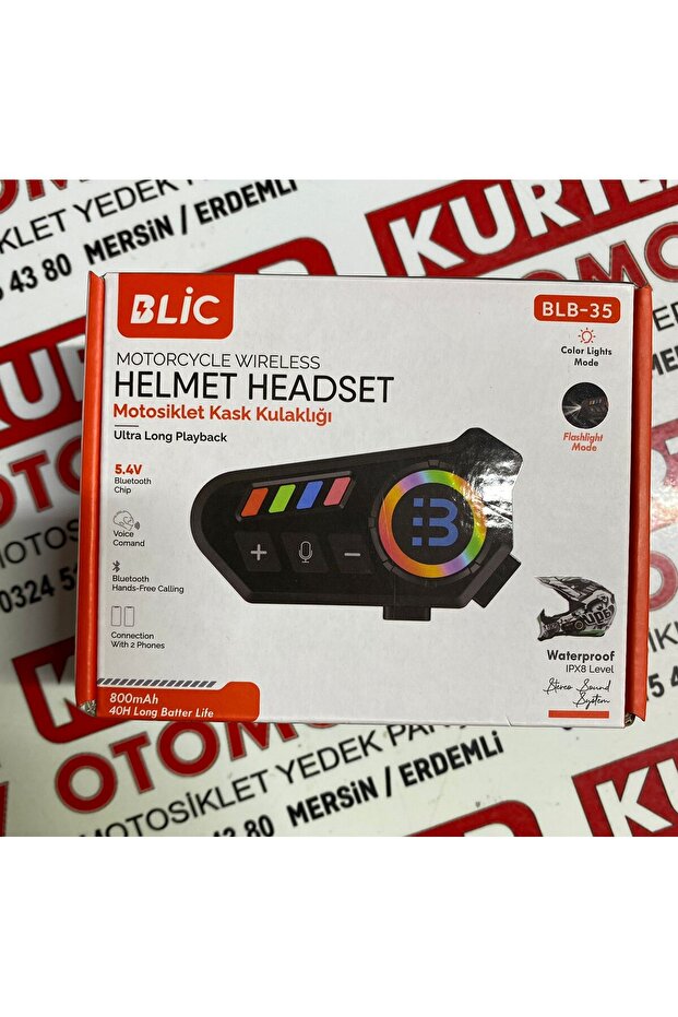 Kask İnterkom RGB A Kalite - 2