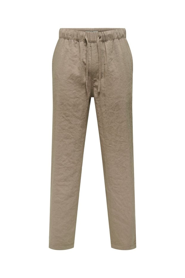 Onssinus Trake Straight 0329 Pants Men's Brown Trousers - 22033744