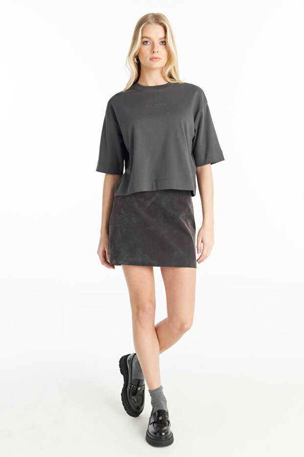 ANTRASİT KUTU FORM TSHİRT - 2