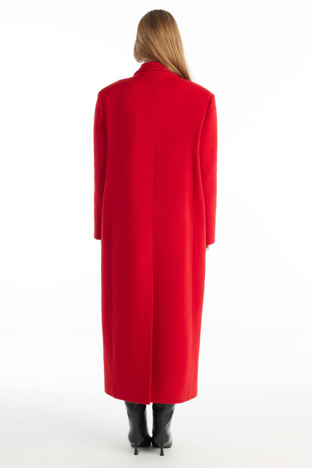 Palto, 40, Kırmızı - 4