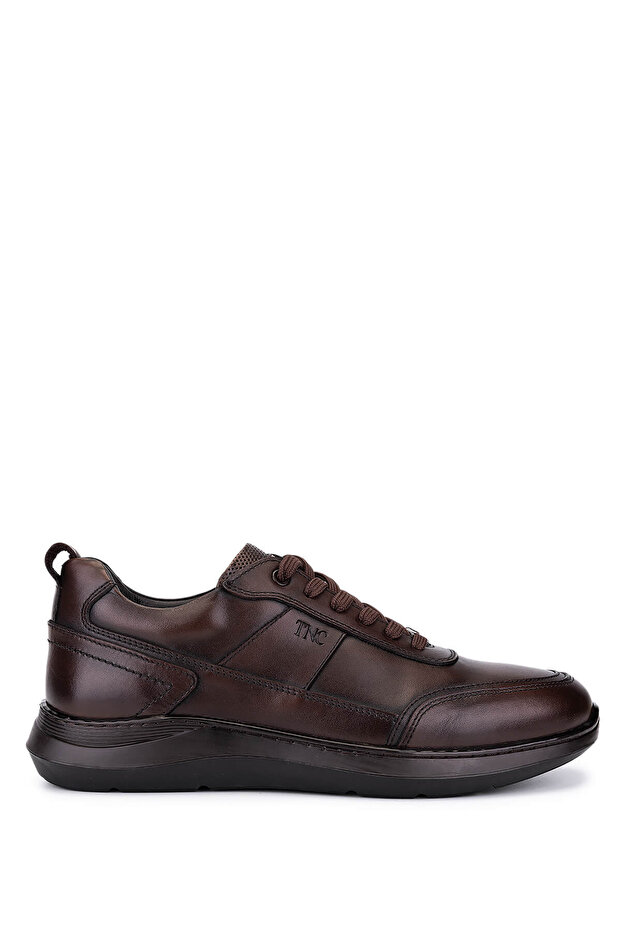 Men's Genuine Leather Brown Casual Shoes