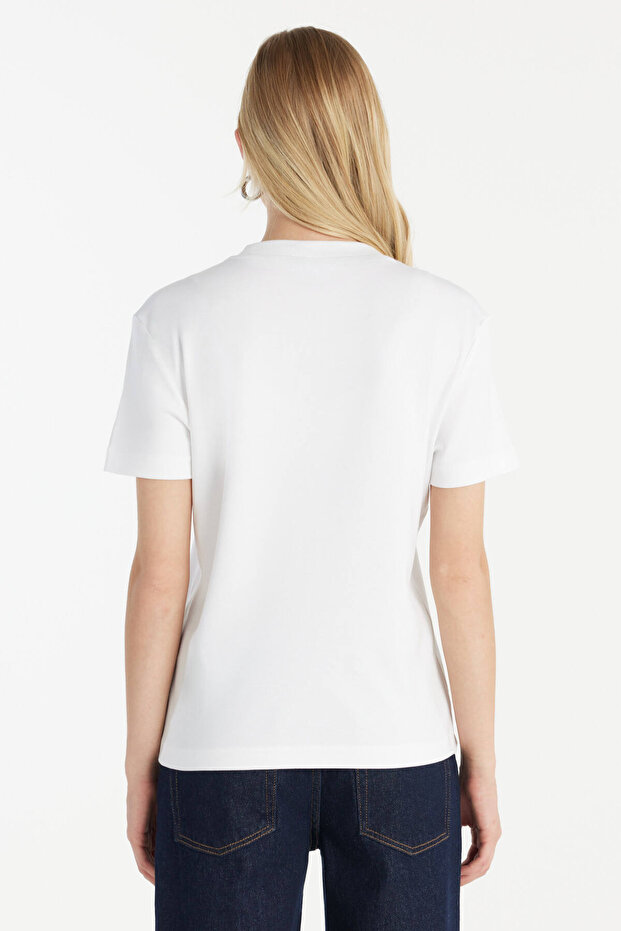 KIRIK BEYAZ İNTERLOK TSHİRT - 4