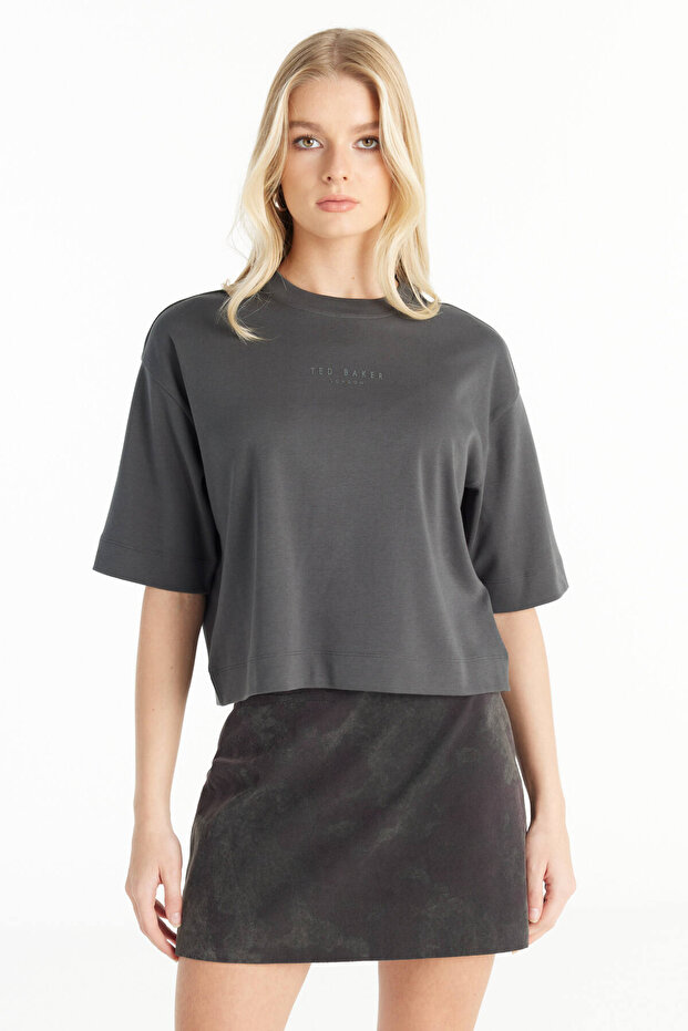 ANTRASİT KUTU FORM TSHİRT - 1