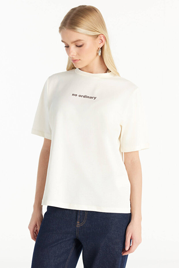 EKRU NO ORDİNARY TSHİRT - 3