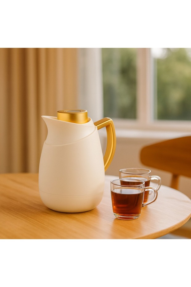✨ ترمس ديفا ليدي سعة 1 لتر بزجاج داخلي يحفظ الحرارة لساعات طويلة ☕️💎