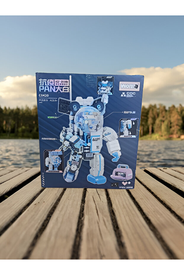 ÇOK PARÇALI ROBOT Yapı Oyuncak - 1