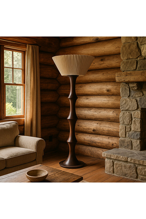 REGULUS AHŞAP KIRMA BAŞLIK LAMBADER - 1