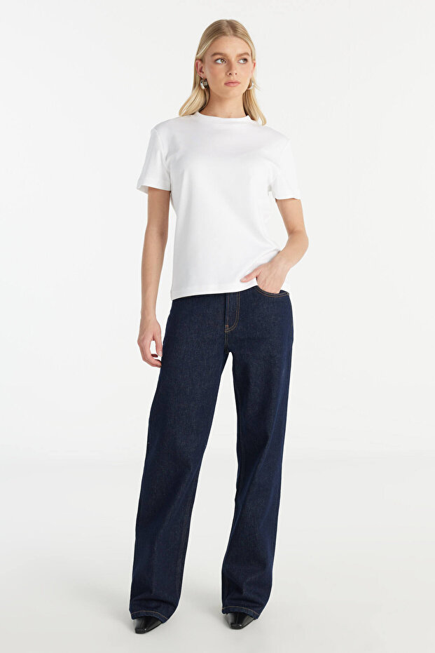 KIRIK BEYAZ İNTERLOK TSHİRT - 2