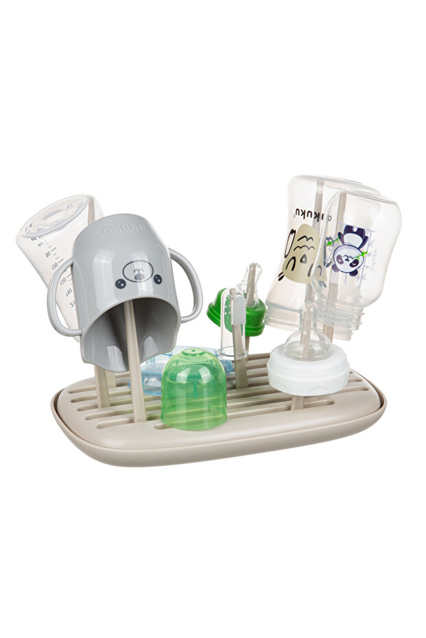 Akuku foldable bottle drying rack, universal model - 3