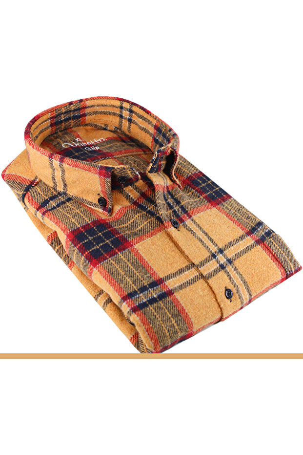 Men's Thick Winter Lumberjack Single Pocket Shirt