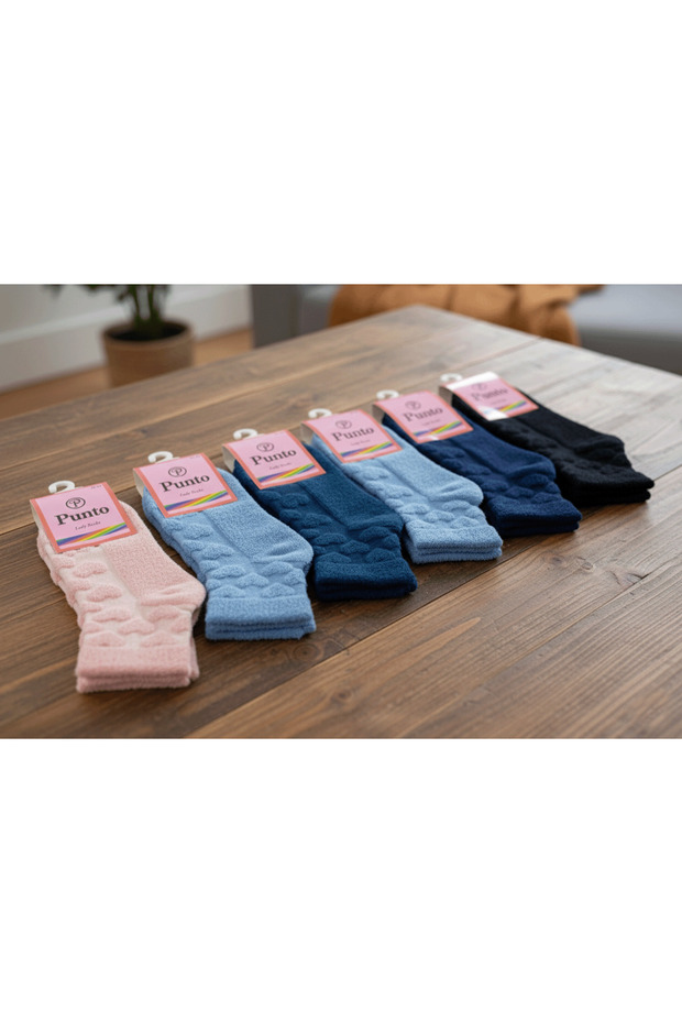 6 Pairs of Women's Patterned Socks