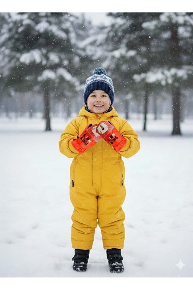 Ki̇tti̇ 420-14 1-3 Year Old Snow Skiing Gloves
