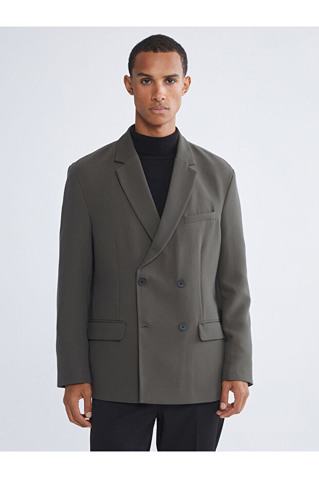 Ozmarka New Season Standard Fit Men's Blazer Jacket