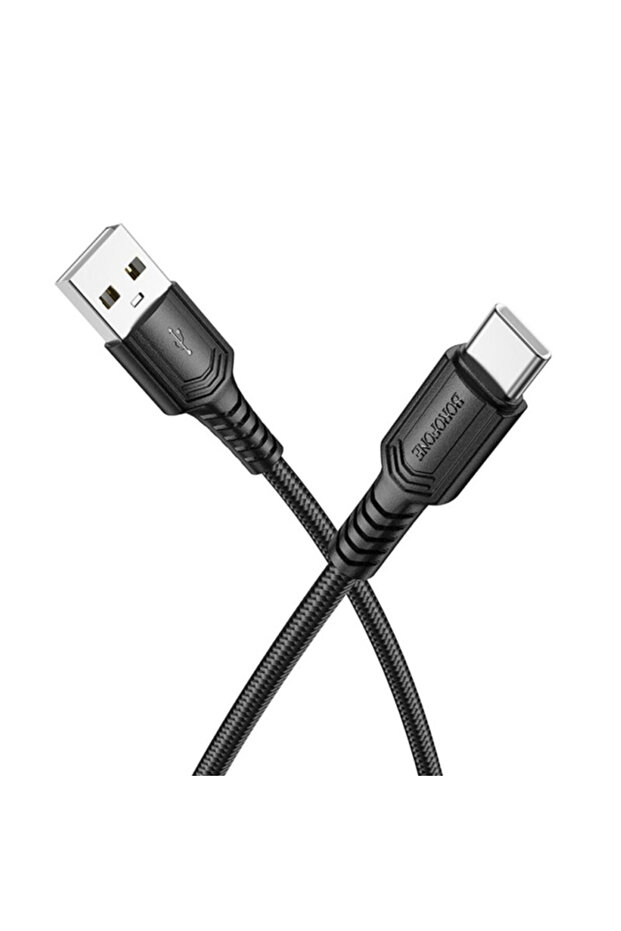 USB Data Cable - Type-C, 3A, 1m Certain, Black, BX116 - 1