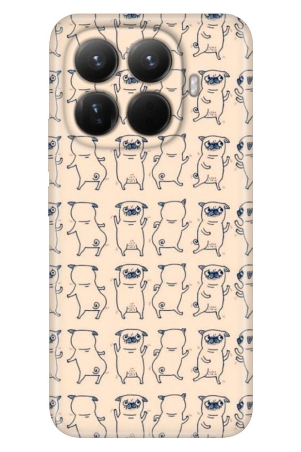 Xiaomi Mi 15t Pro Case Decorative Silicone Printed Cover Pug