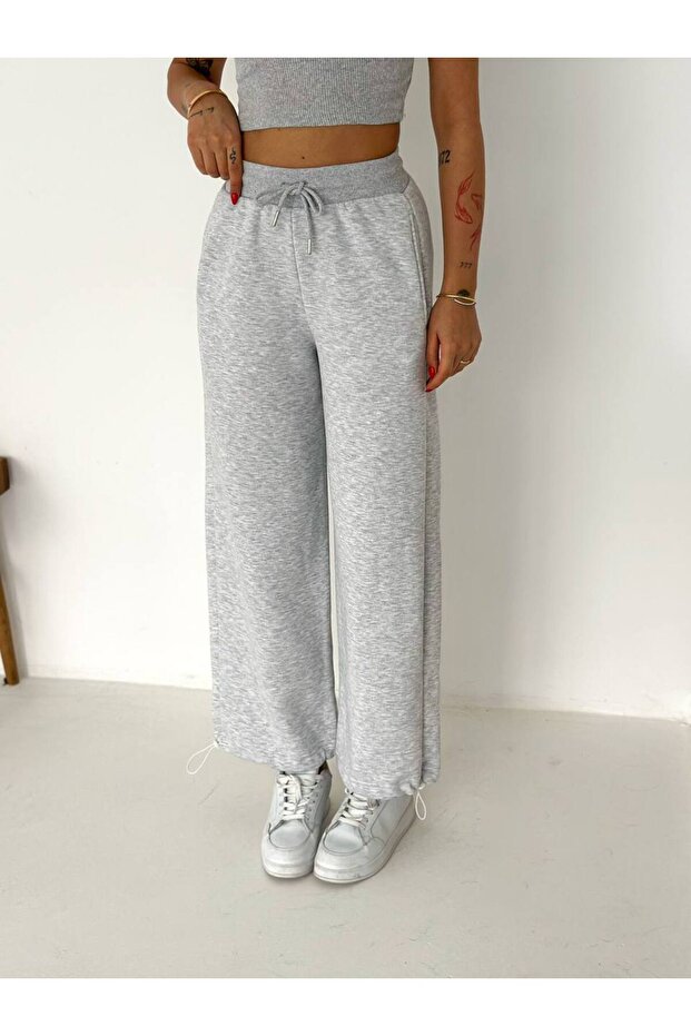 Three Thread Women's Baggy Sweatpants with Stoppers