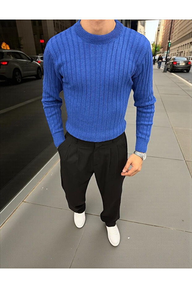 Men's Knitwear Sweater Crew Neck Model