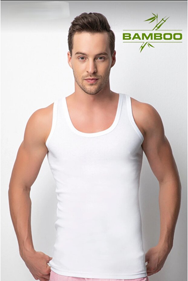 Beyaz Bambu atlet - 1