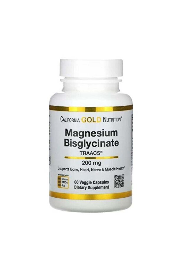 Magnesium Bisglycinate Albion TRAACS® 100 mg 60 Veggie Capsules