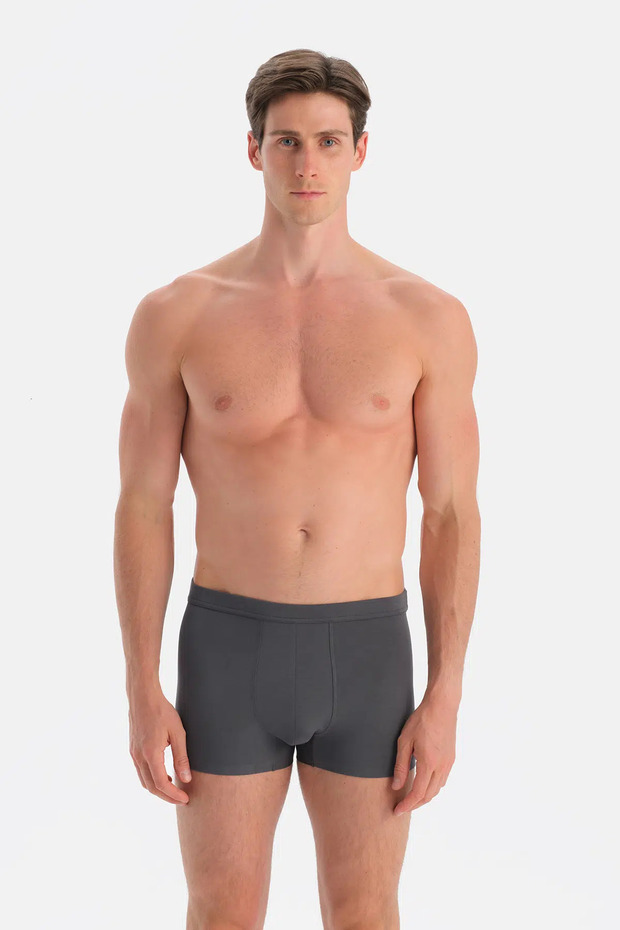 Antrasıt Düz Micro Modal Boxer - 3