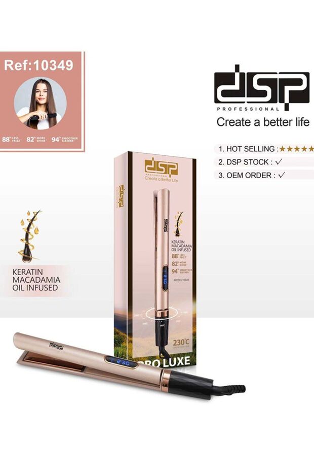 Professional Pro Luxe Hair Straightener