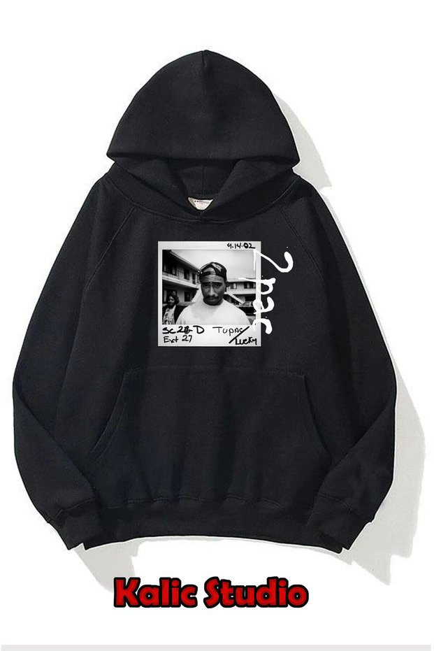 Unisex 2Pac Sweatshirt Black