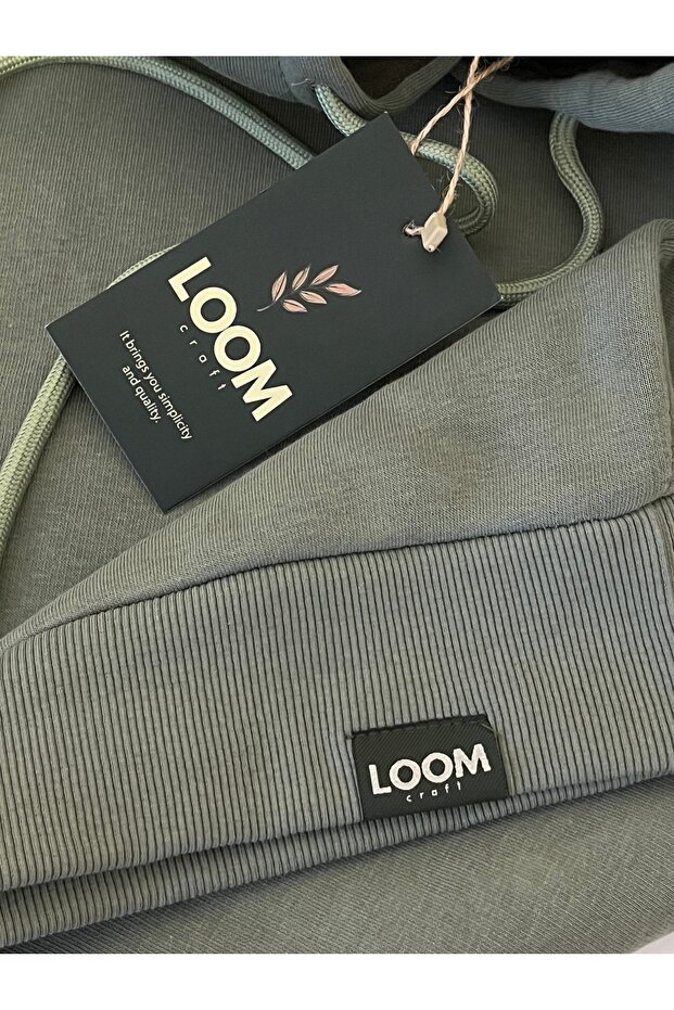 Kadın Pamuklu Kapüşonlu Sweatshirt - 3