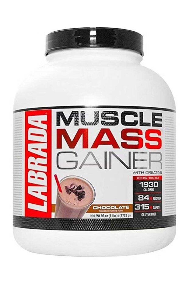 Muscle Mass Gainer Protein Powder With Creatine Chocolate 96 Oz (6 lb / 2722 g)