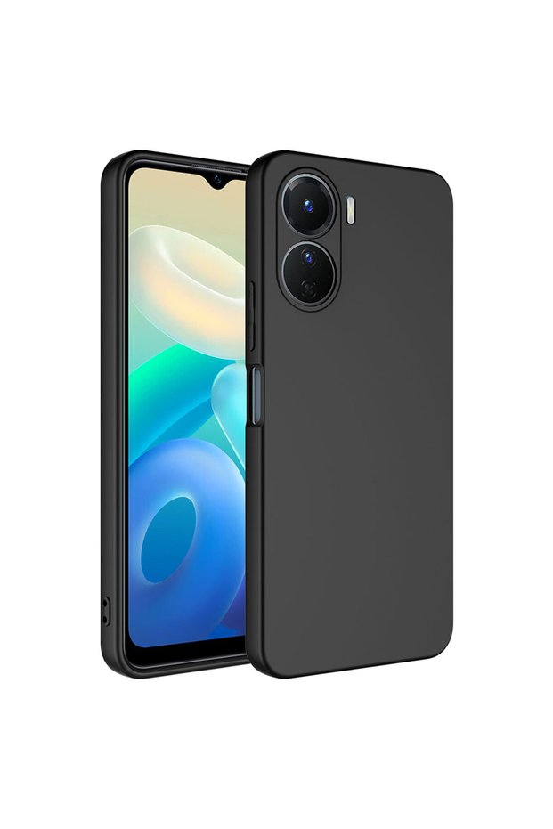 Vivo Y16 Case Senk Mara Launch Cover - Black