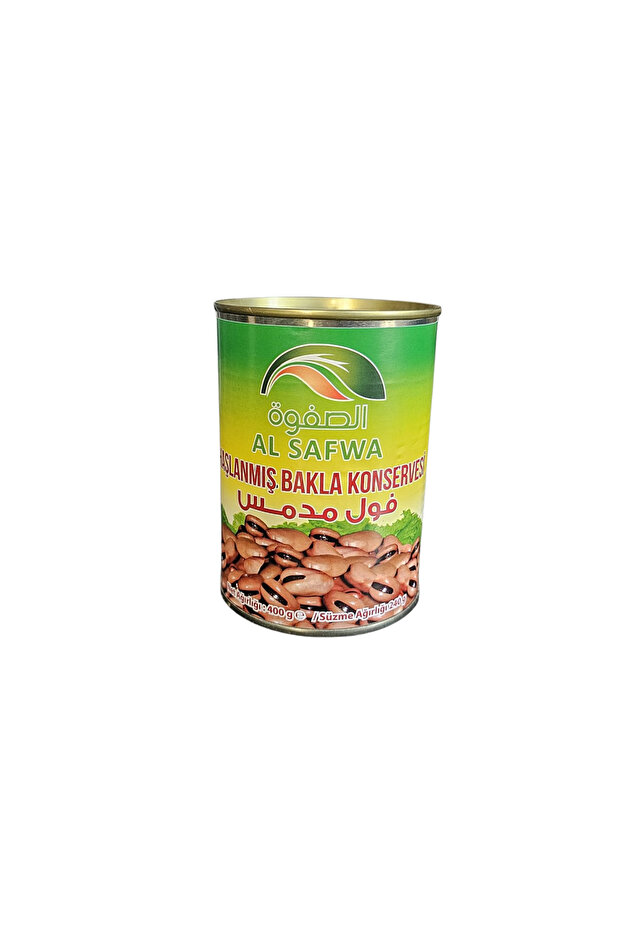 AL SAFWA Haşlanmış Bakla Konservesi 400 g (Foul Moudammas / فــول مدمس)