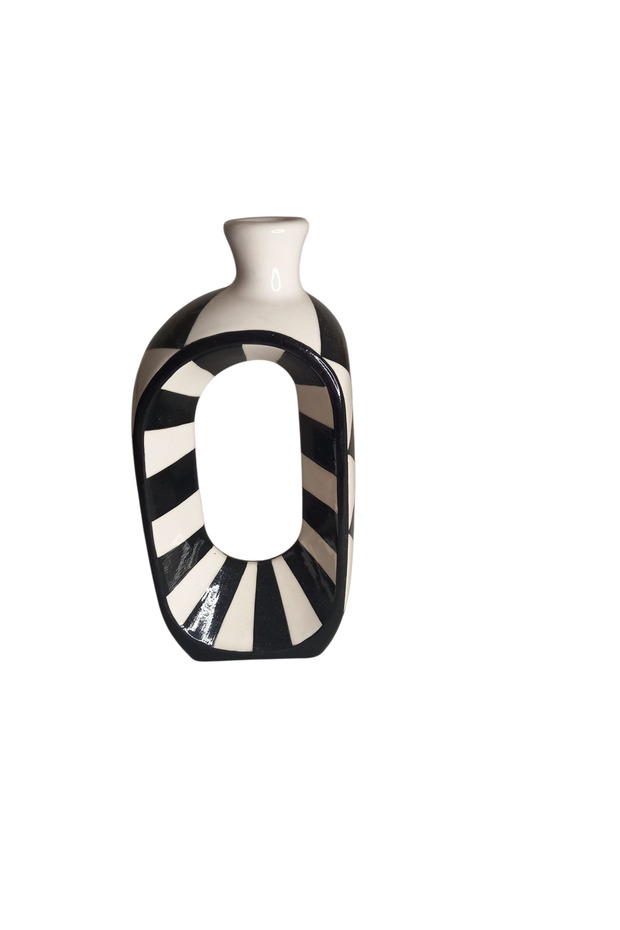 Seramik Oval Vazo - 1