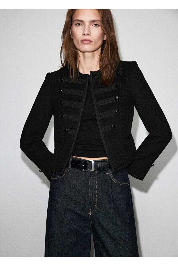 Yün military ceket - 1