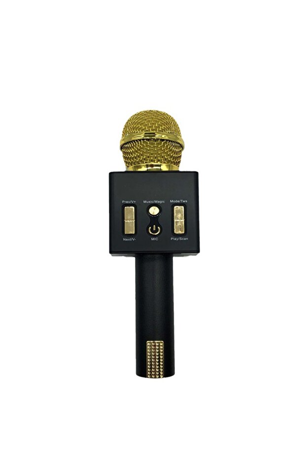 ميكروفون كاريوكي لاسلكي مزود بتقنية البلوتوث ومكبر صوت - MC872