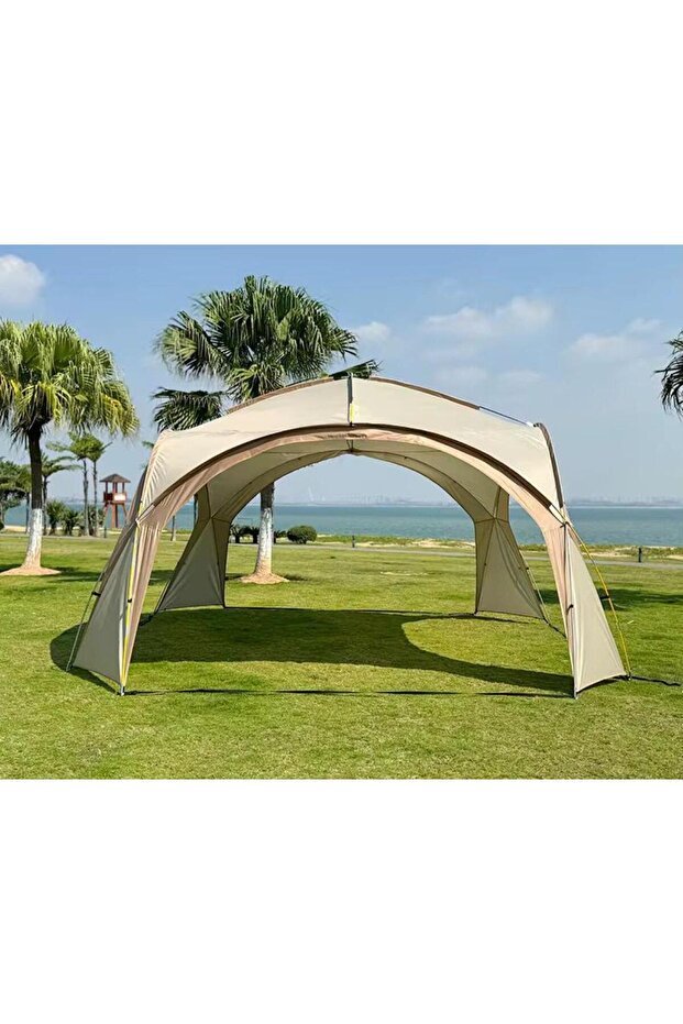 Four-Sided Ventilated Dome Canopy Tent | 420x420x230cm | Waterproof Shade | Multi-Person Outdoor