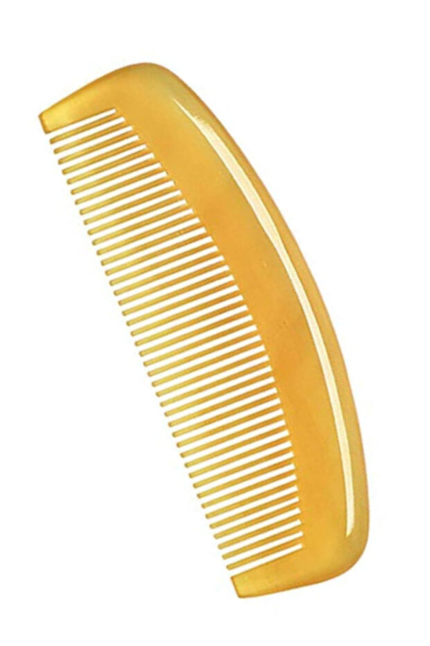 Premium Quality 100% Handmade Anti Static Natural Ram Horn Comb Massage Comb Short and Medium Hair