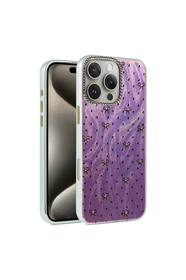 iPhone 16 Pro Max Case Blade Mirrored Pattern Cover - Pattern 2 - 1