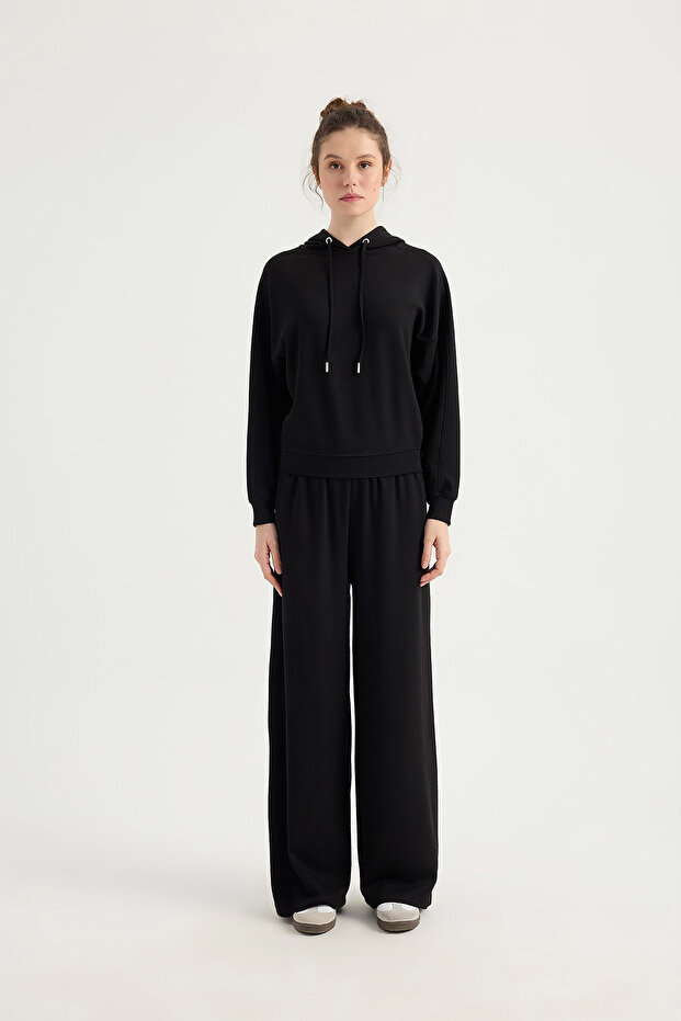 Hooded Stitch Detailed Modal Suit